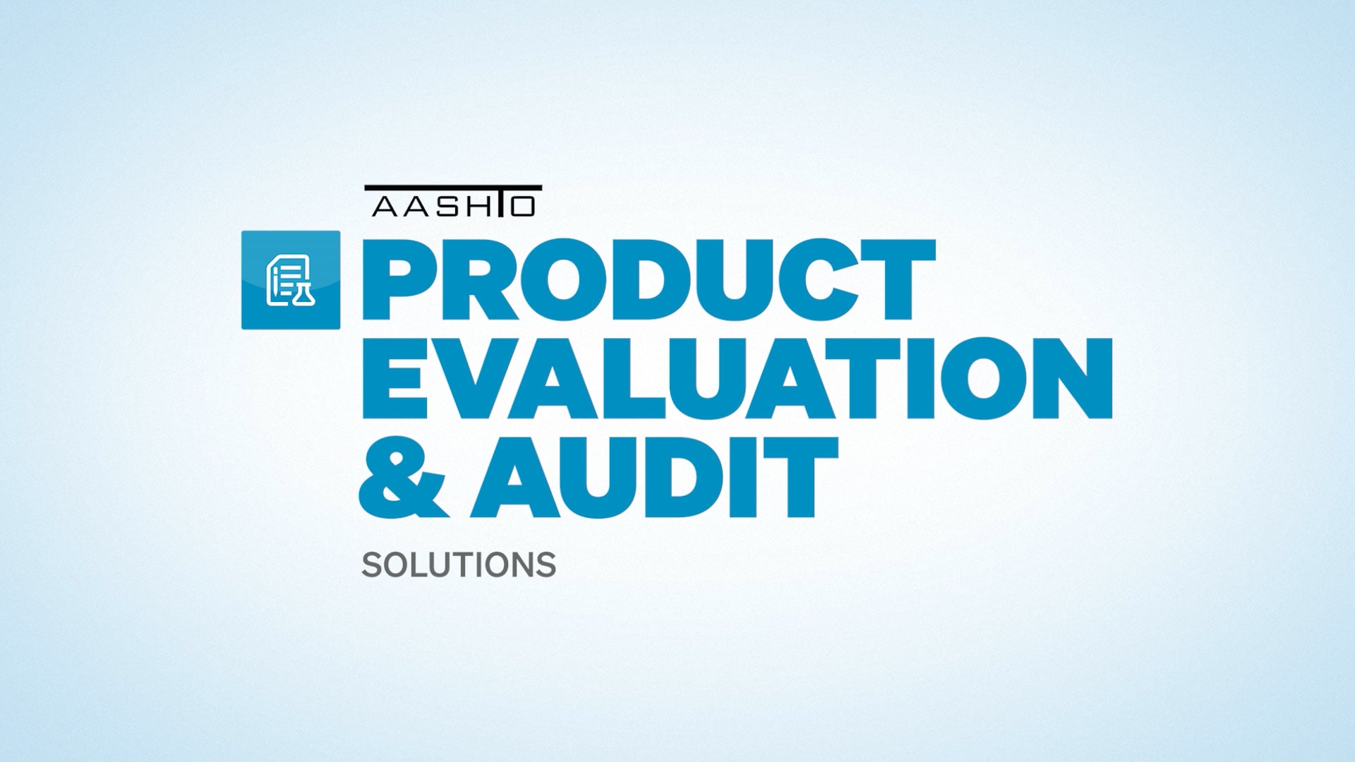 Transportation TV The 2024 AASHTO Product Evaluation & Audit